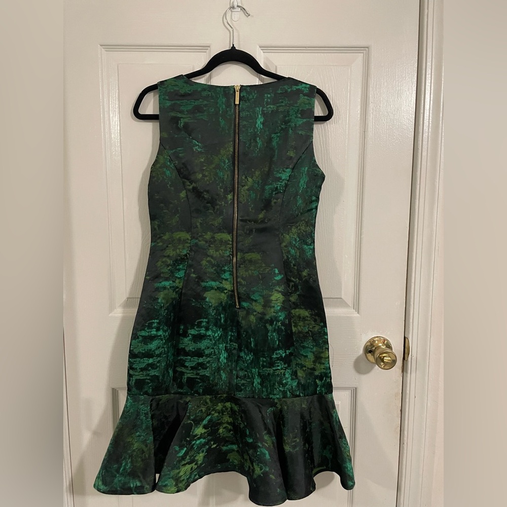 Calvin Klein Green Sheath Midi Dress for Cocktail - Picture 3 of 9
